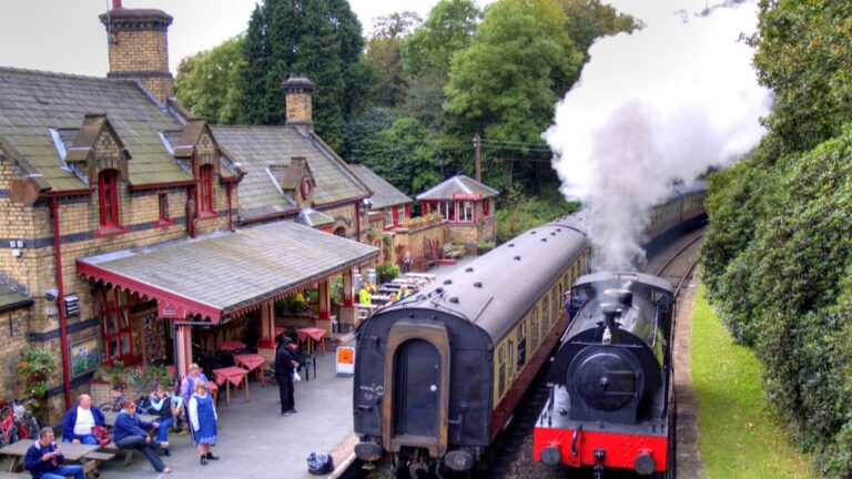 Haverthwaite railway station England GoGo Tours