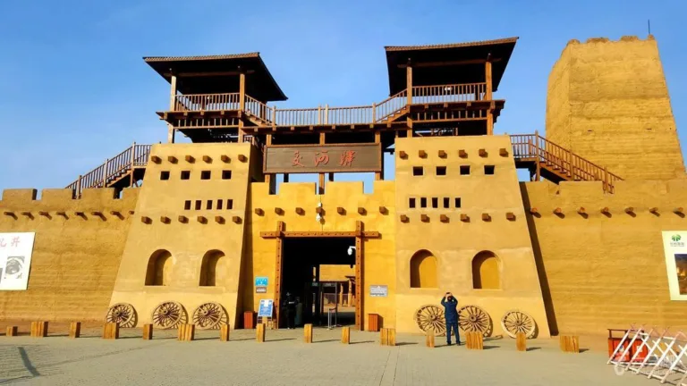 Entrance to the Karez Folk Culture Park in Turpan, Xinjiang
