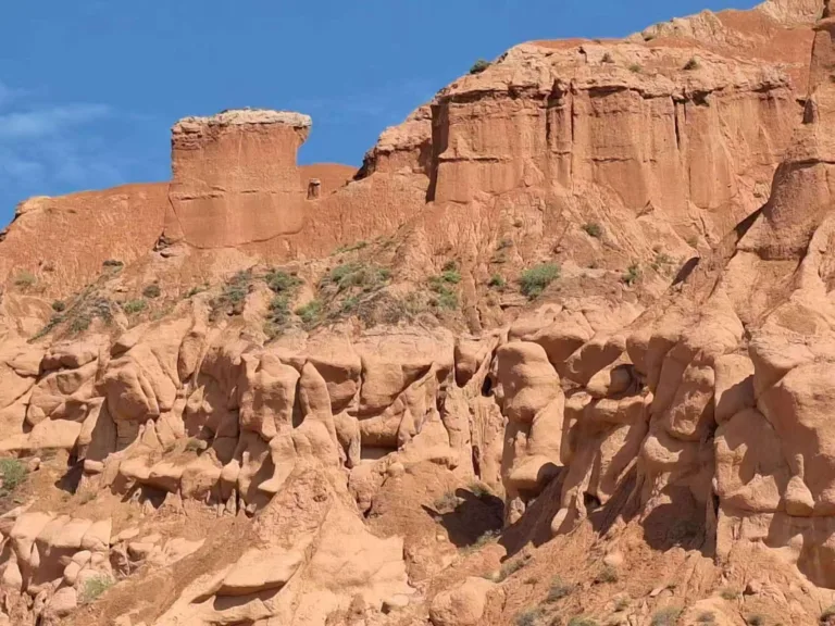 Yadan National Geopark rock formations and desert landscape, Xinjiang