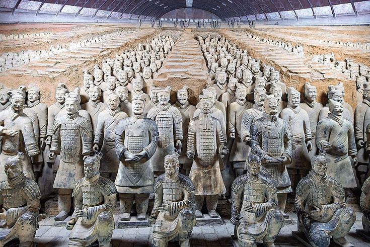 Terracotta Army life-sized warrior statues in Xi’an, China