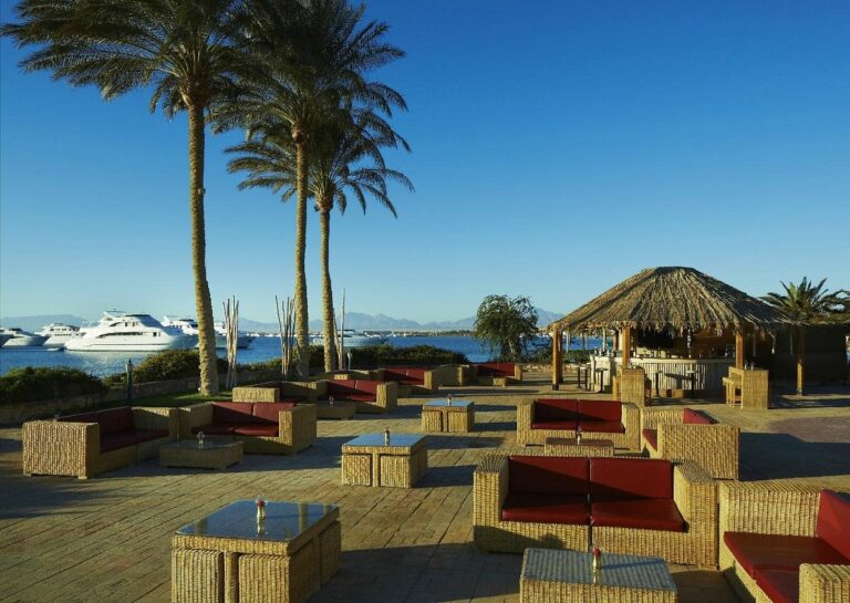 Outdoor lounge Hurghada Marriott Beach Resort Red Sea Egypt GoGo Tours