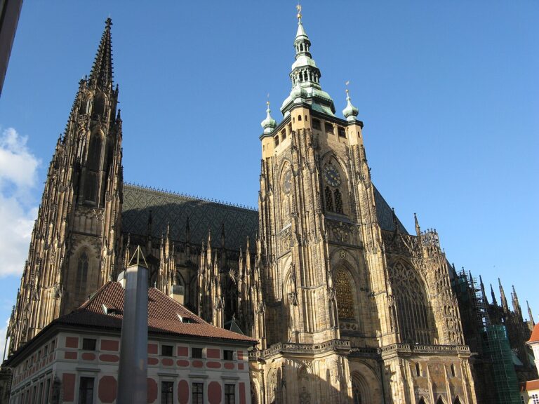 St. Vitus Cathedral Prague Castle Gothic architecture Czech Republic GoGo Tours
