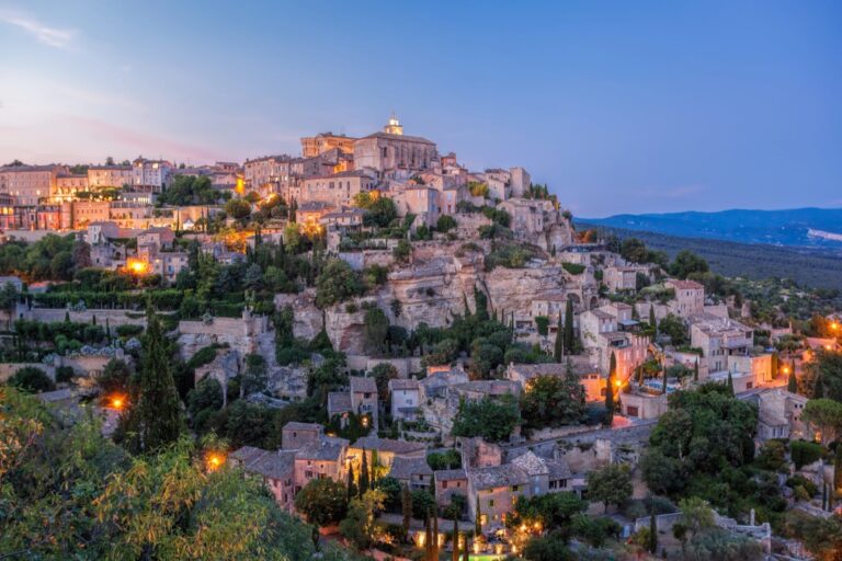 Scenic view of Gordes village in Provence, France