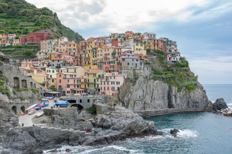 Colorful cliffside village in Cinque Terre, Italy.
