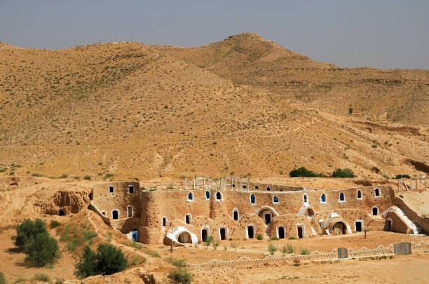Historic site in Matmata, Tunisia with traditional architecture